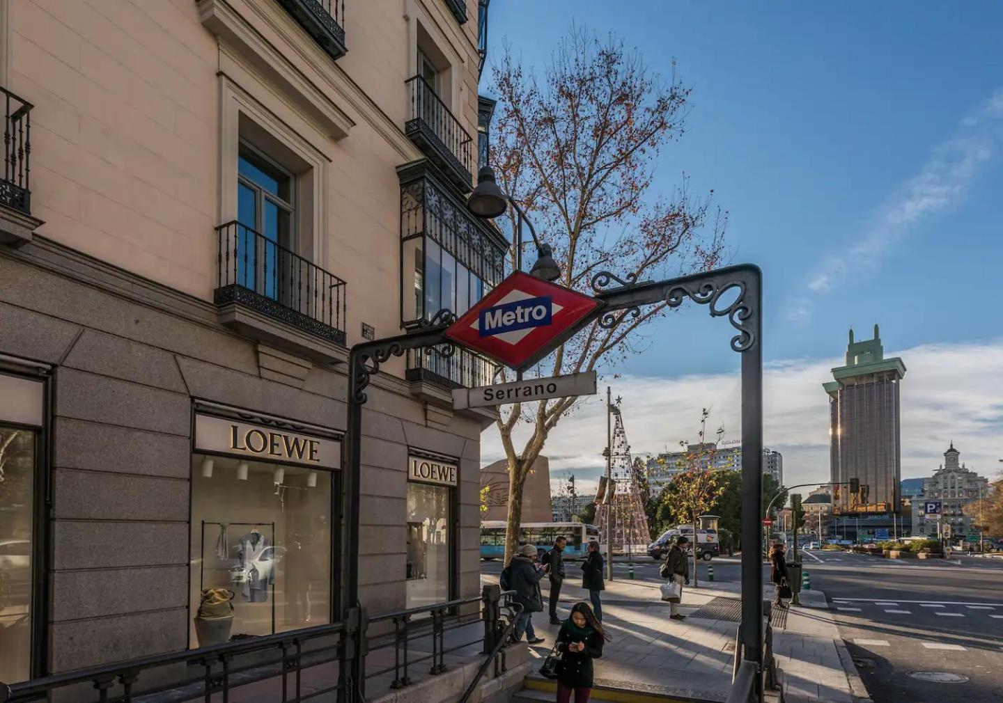 Barrio De Salamanca Milla De Oro Madrid Exteriér fotografie